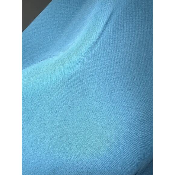 Deb Dressss Prom Formal Blue Rhinestone Hand Beaded Chiffon Dress Gown Sz 4 - Picture 11 of 16